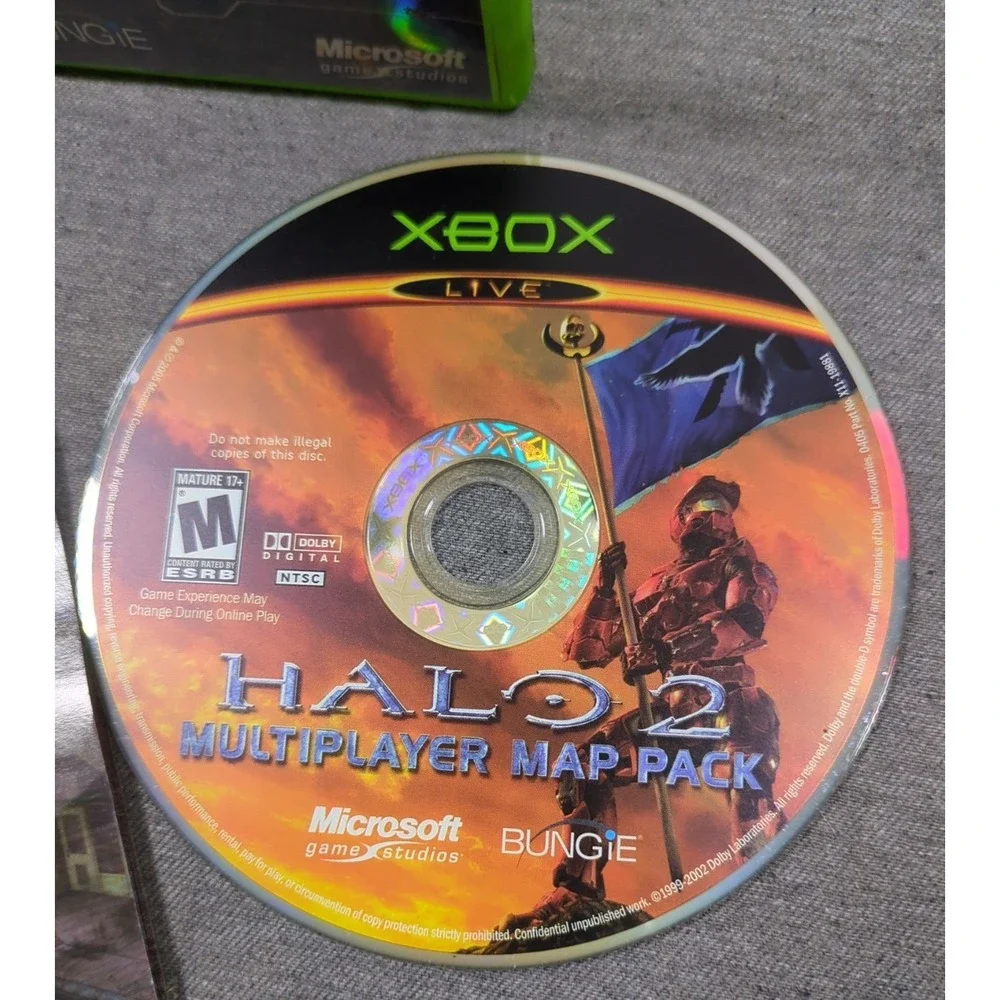 Halo 2 Multiplayer Map Pack Xbox COMPLETE - Disc, Case, Manual - Great Condition